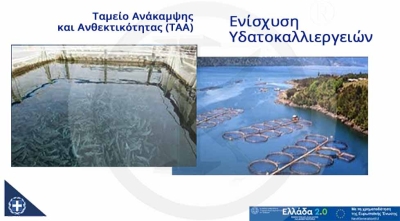 Ενίσχυση Υδατοκαλλιεργειών - (ΤΑΑ) Ταμείο Ανάκαμψης και Ανθεκτικότητας